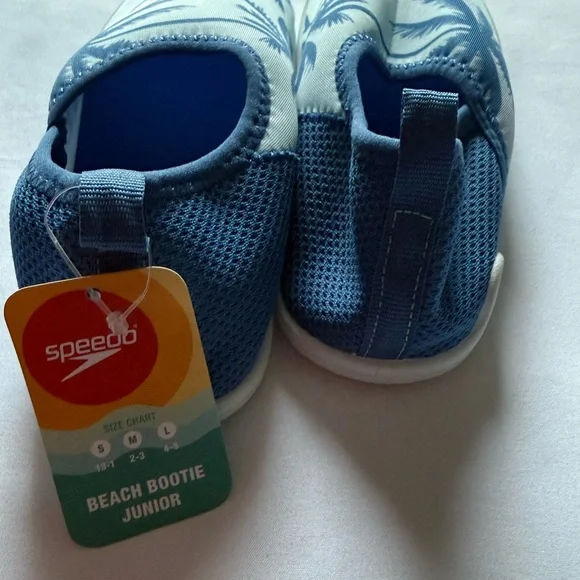 Speedo Kids Blue Palm Tree Water Shoes - Picture 6 of 7